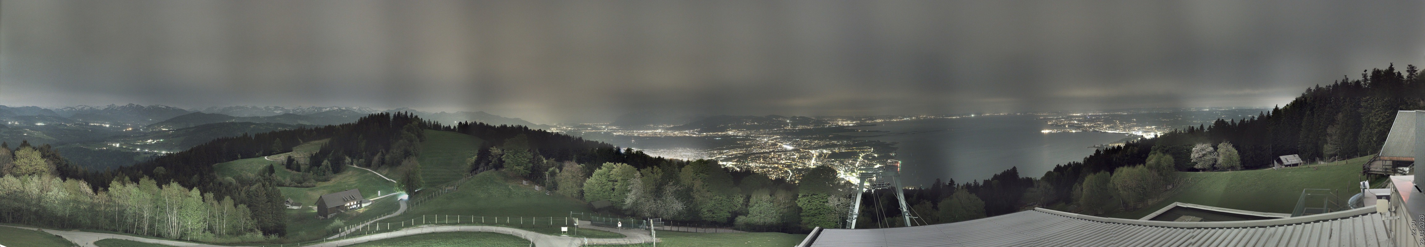 Archiv Foto Webcam Bregenz: Bergstation Pfänderbahn