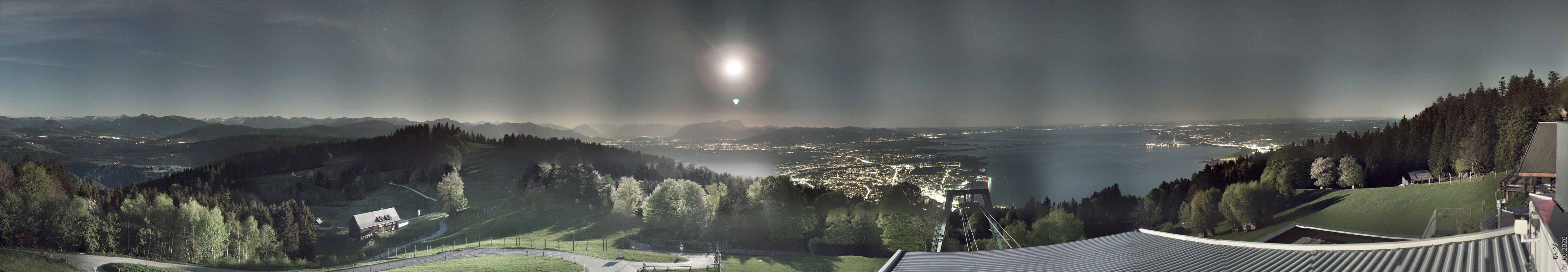Archiv Foto Webcam Bregenz: Bergstation Pfänderbahn