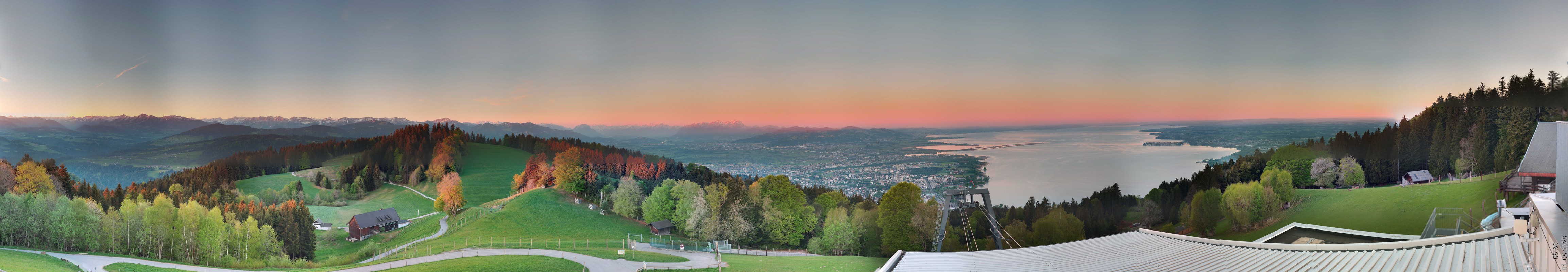 Archiv Foto Webcam Bregenz: Bergstation Pfänderbahn
