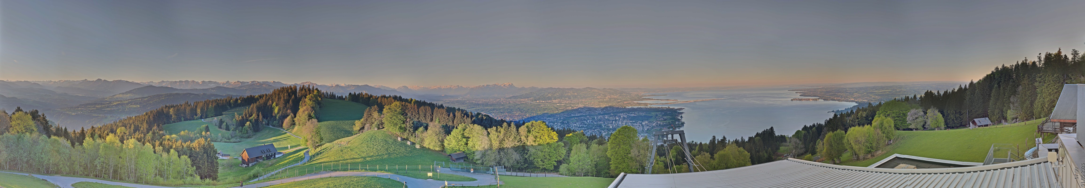 Archiv Foto Webcam Bregenz: Bergstation Pfänderbahn