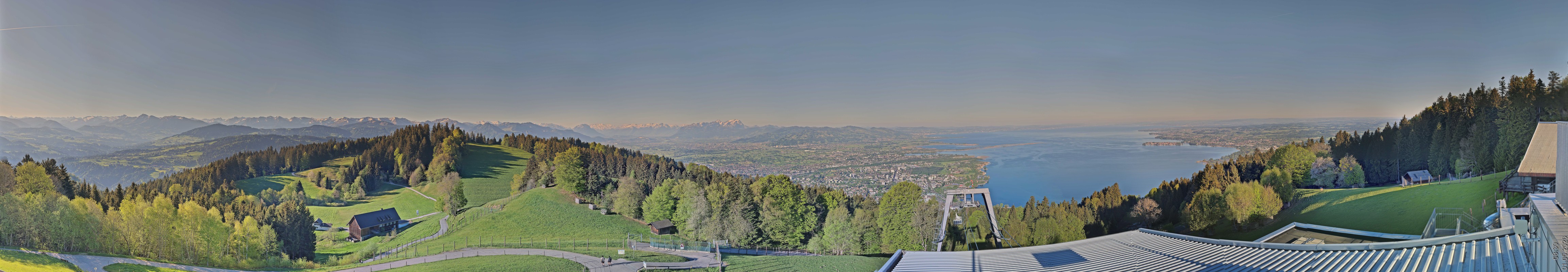 Archiv Foto Webcam Bregenz: Bergstation Pfänderbahn