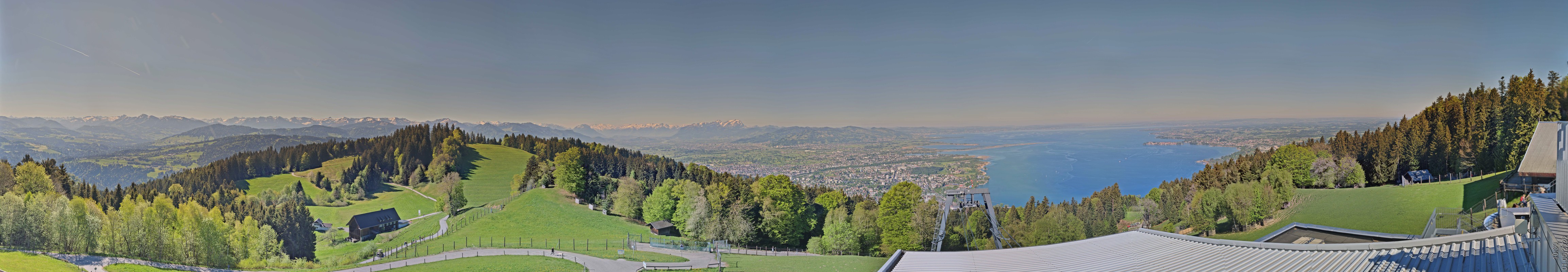 Archiv Foto Webcam Bregenz: Bergstation Pfänderbahn
