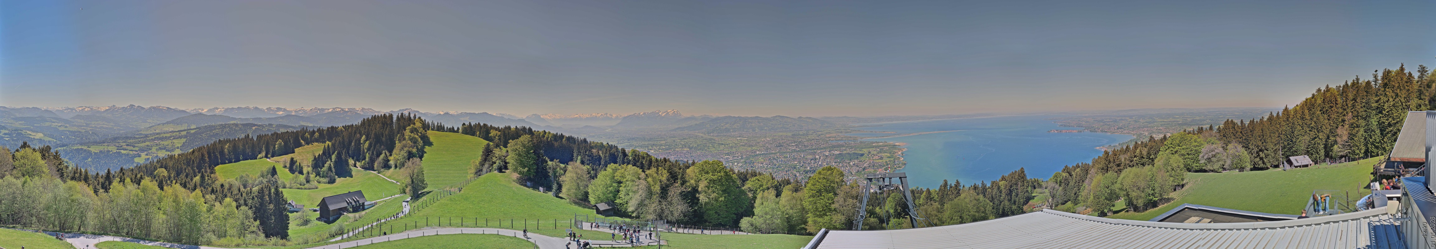 Archiv Foto Webcam Bregenz: Bergstation Pfänderbahn
