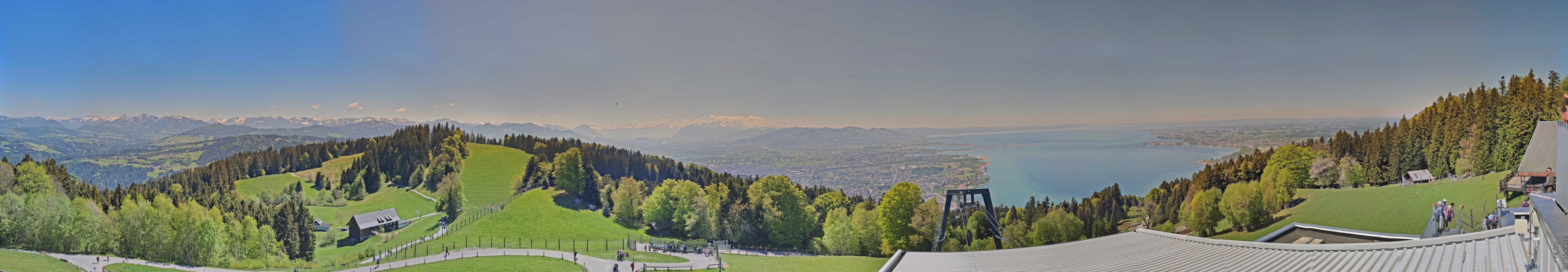Archiv Foto Webcam Bregenz: Bergstation Pfänderbahn