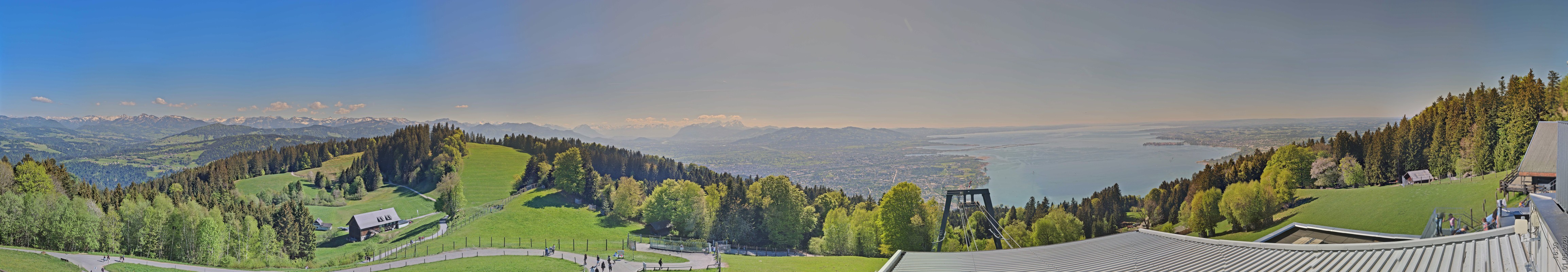 Archiv Foto Webcam Bregenz: Bergstation Pfänderbahn
