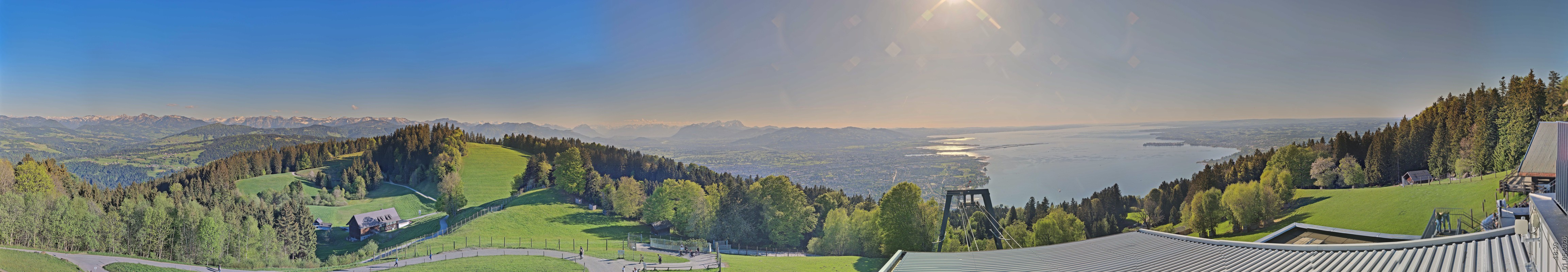 Archiv Foto Webcam Bregenz: Bergstation Pfänderbahn