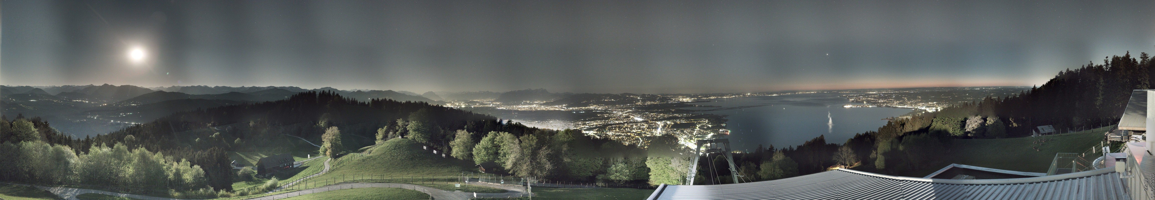 Archiv Foto Webcam Bregenz: Bergstation Pfänderbahn