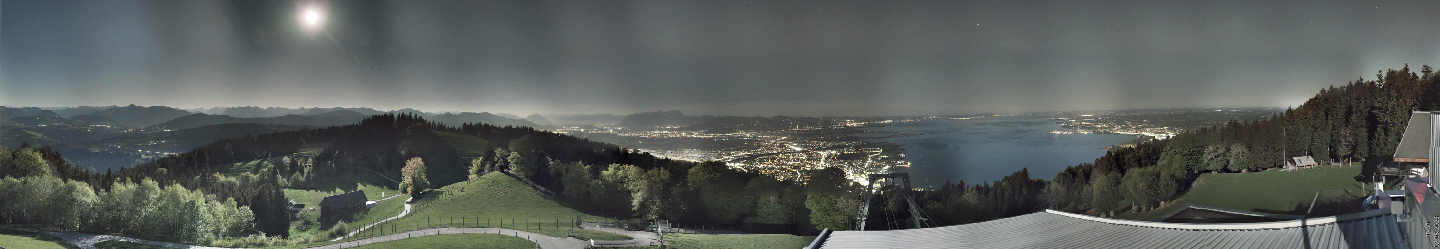 Archiv Foto Webcam Bregenz: Bergstation Pfänderbahn