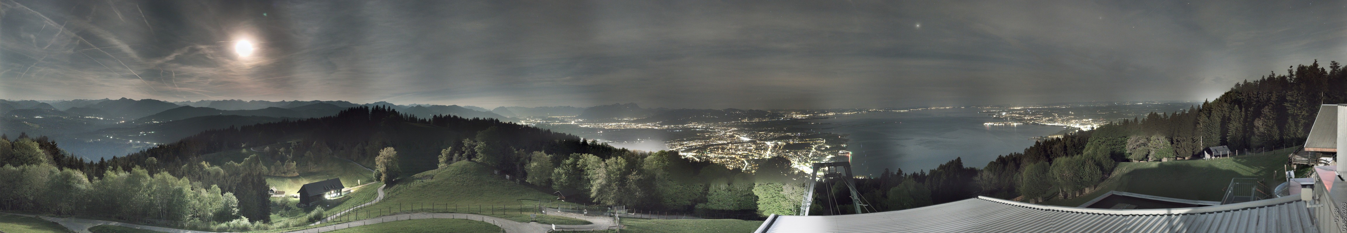 Archiv Foto Webcam Bregenz: Bergstation Pfänderbahn