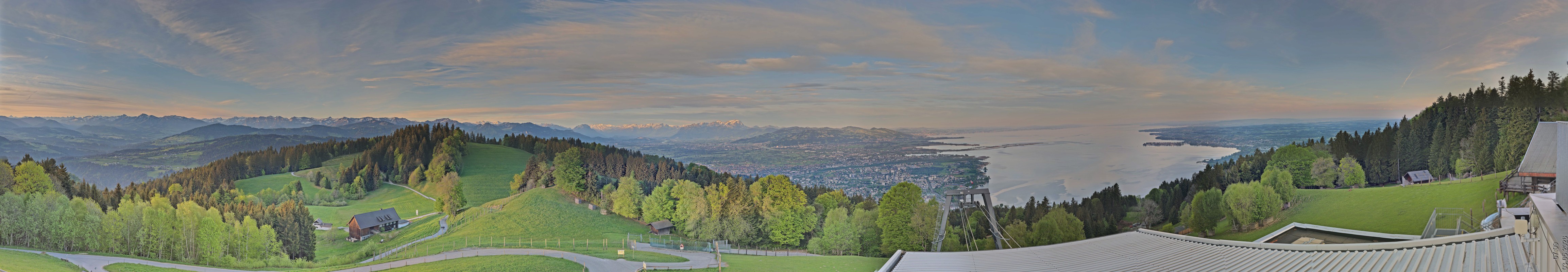 Archiv Foto Webcam Bregenz: Bergstation Pfänderbahn