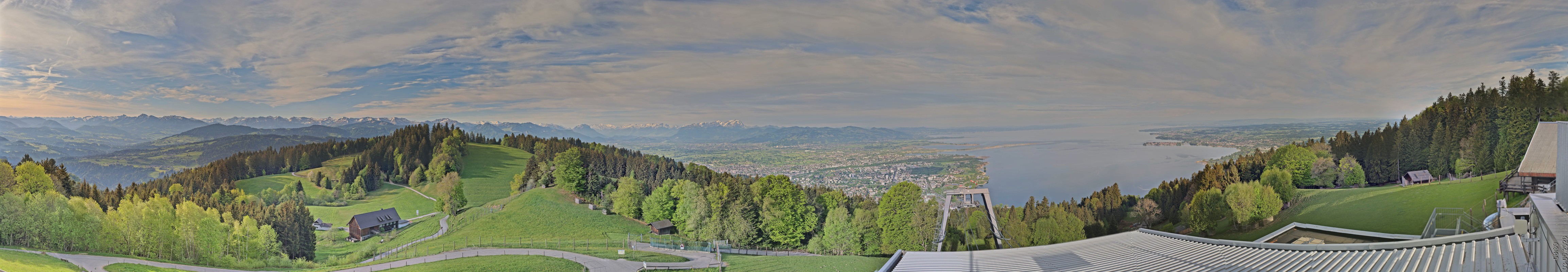 Archiv Foto Webcam Bregenz: Bergstation Pfänderbahn