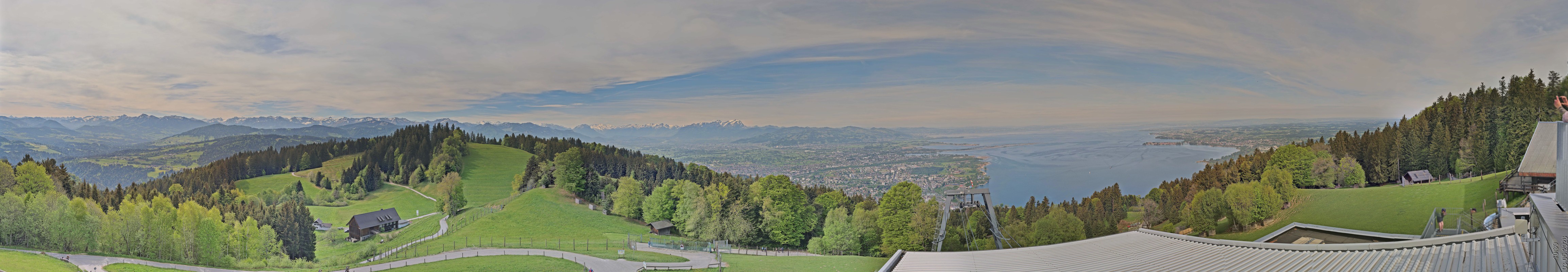 Archiv Foto Webcam Bregenz: Bergstation Pfänderbahn