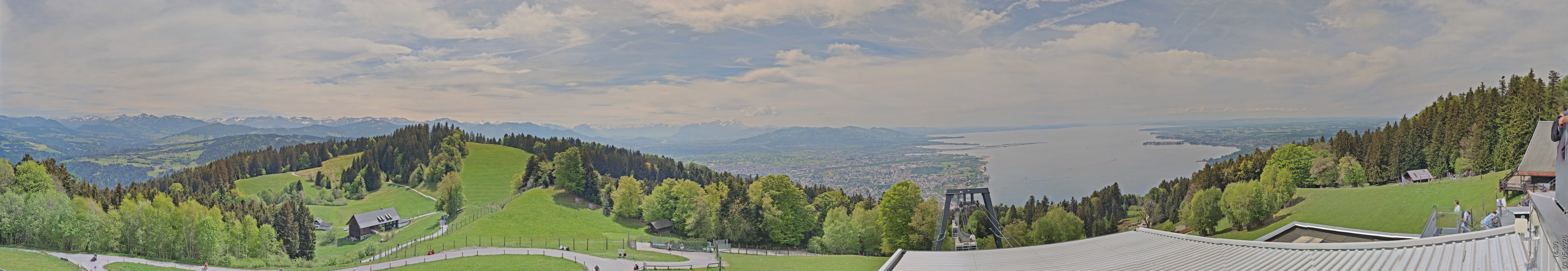 Archiv Foto Webcam Bregenz: Bergstation Pfänderbahn