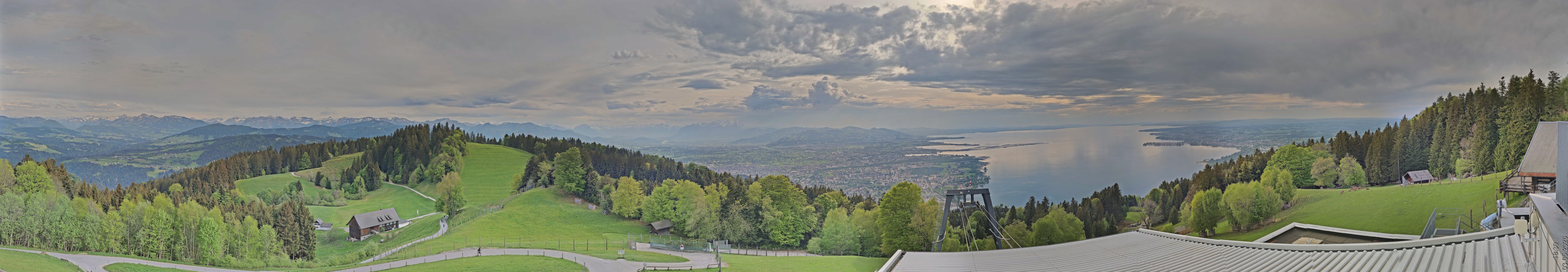 Archiv Foto Webcam Bregenz: Bergstation Pfänderbahn