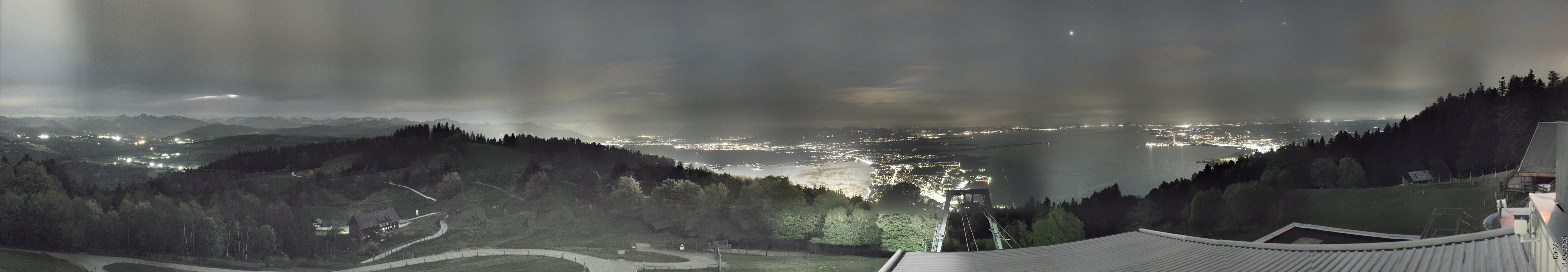 Archiv Foto Webcam Bregenz: Bergstation Pfänderbahn