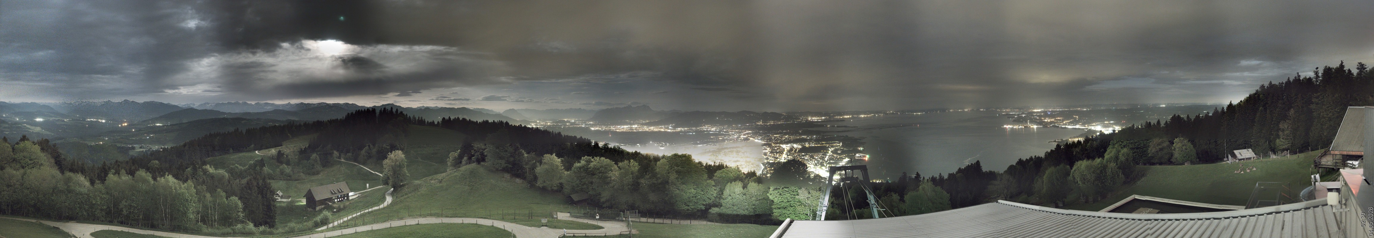 Archiv Foto Webcam Bregenz: Bergstation Pfänderbahn