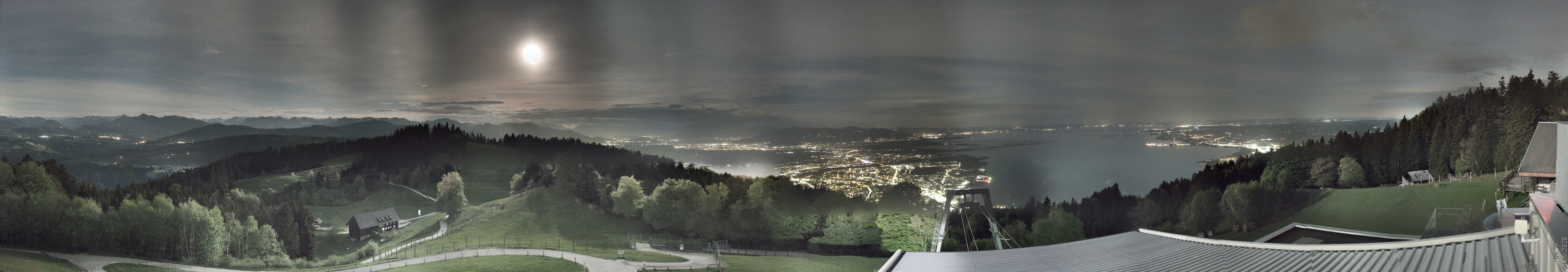 Archiv Foto Webcam Bregenz: Bergstation Pfänderbahn