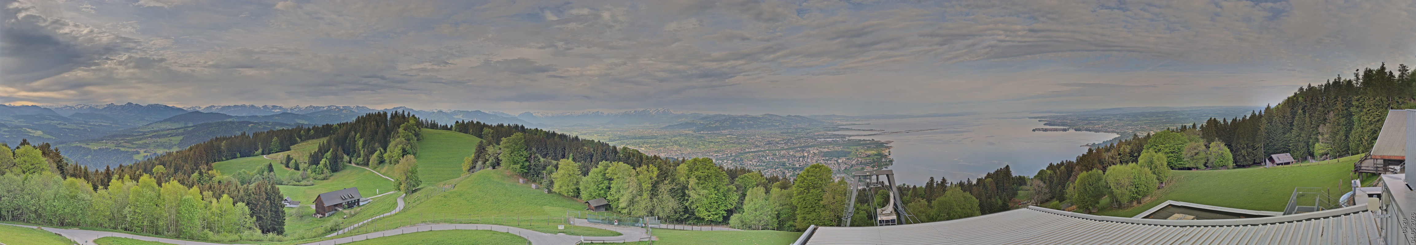 Archiv Foto Webcam Bregenz: Bergstation Pfänderbahn