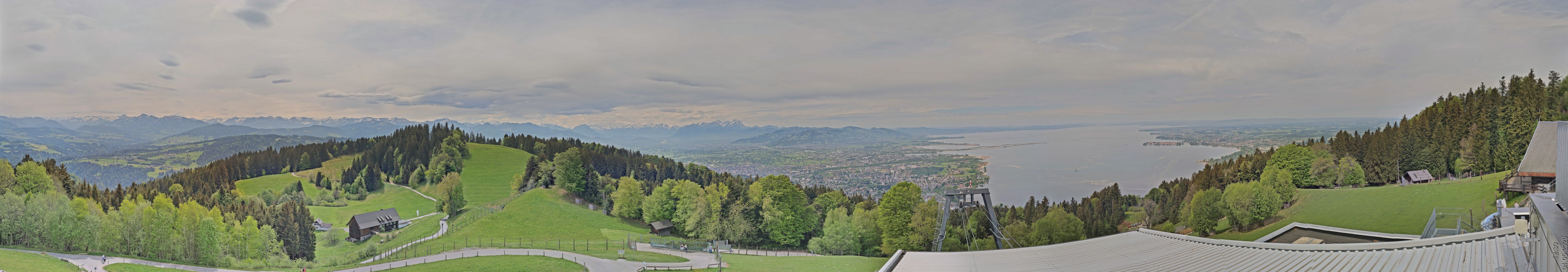 Archiv Foto Webcam Bregenz: Bergstation Pfänderbahn
