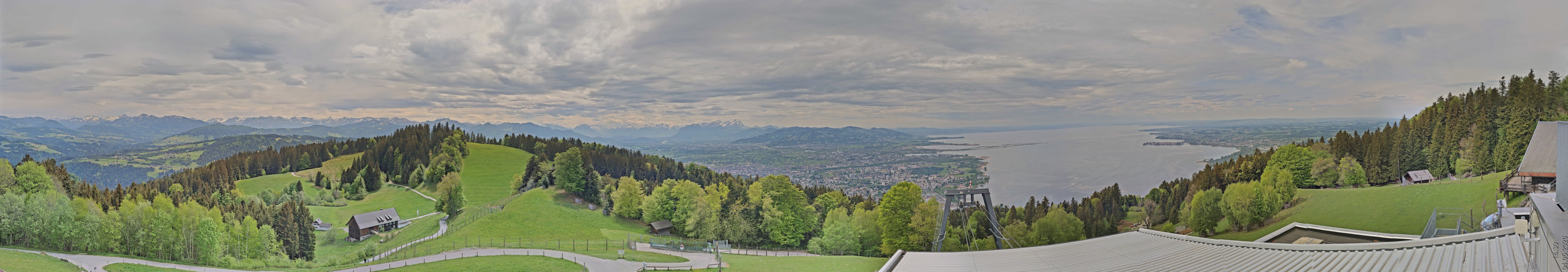 Archiv Foto Webcam Bregenz: Bergstation Pfänderbahn