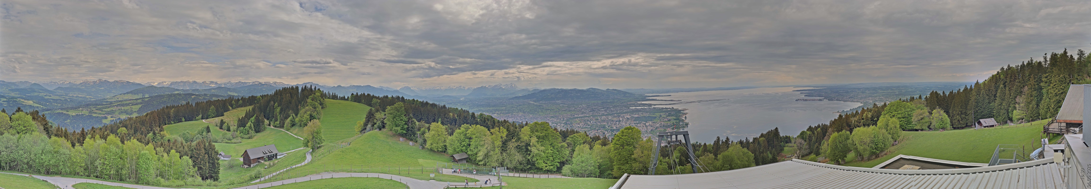 Archiv Foto Webcam Bregenz: Bergstation Pfänderbahn