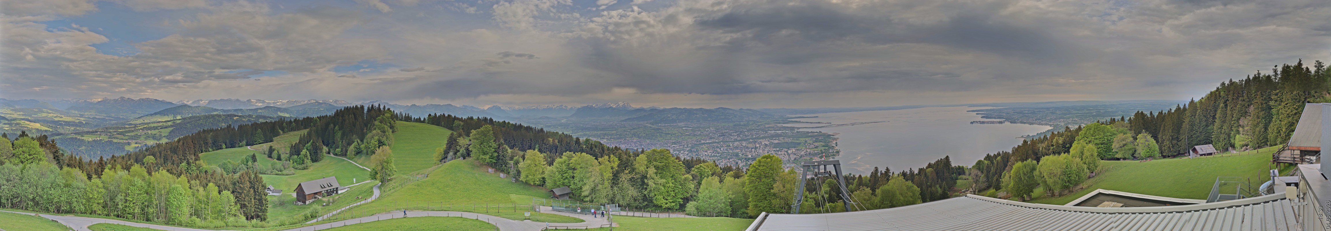 Archiv Foto Webcam Bregenz: Bergstation Pfänderbahn