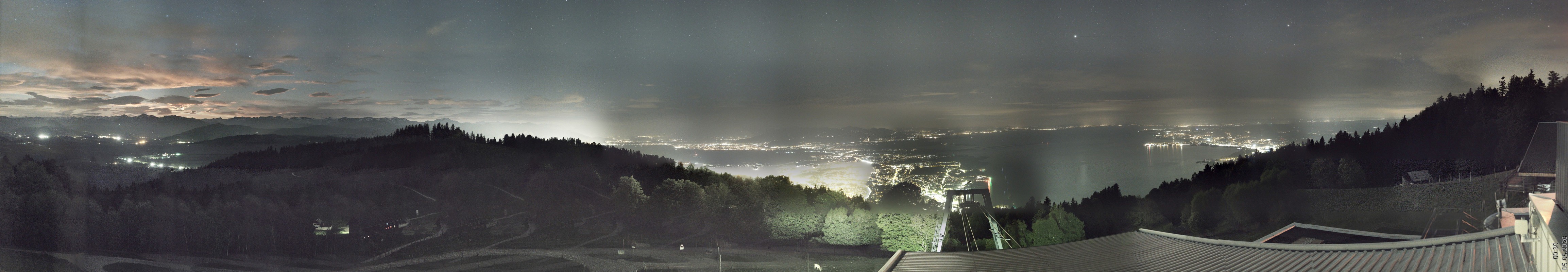 Archiv Foto Webcam Bregenz: Bergstation Pfänderbahn