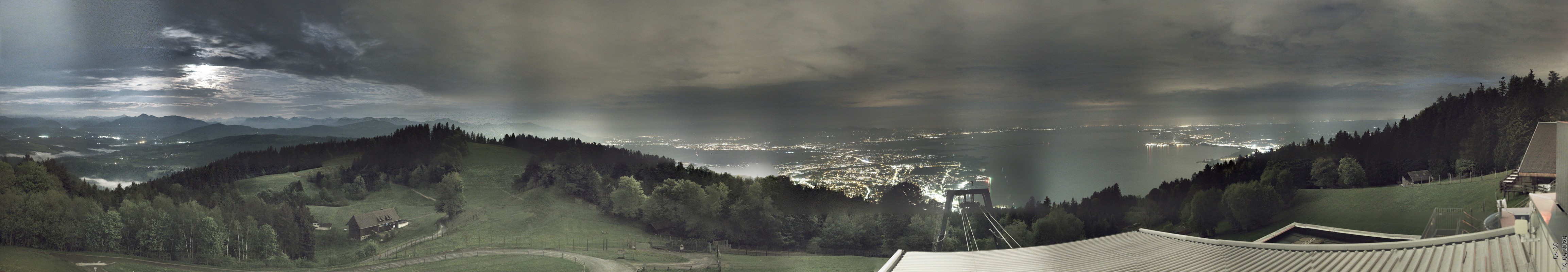 Archiv Foto Webcam Bregenz: Bergstation Pfänderbahn