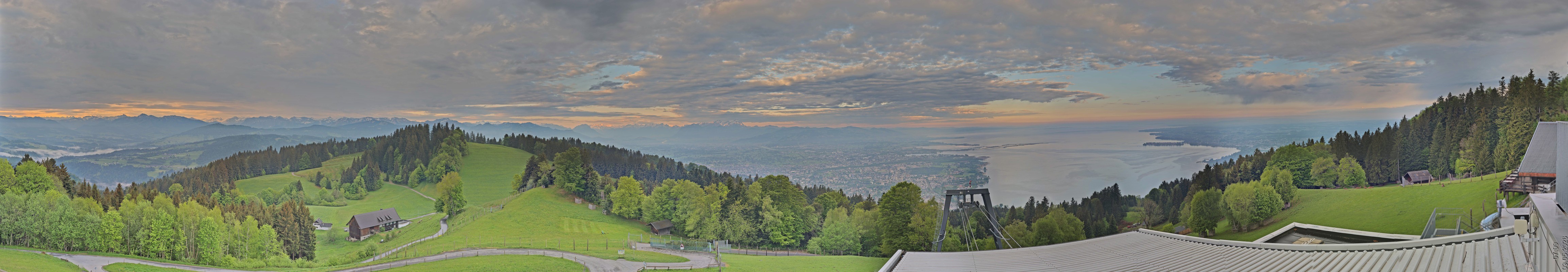 Archiv Foto Webcam Bregenz: Bergstation Pfänderbahn