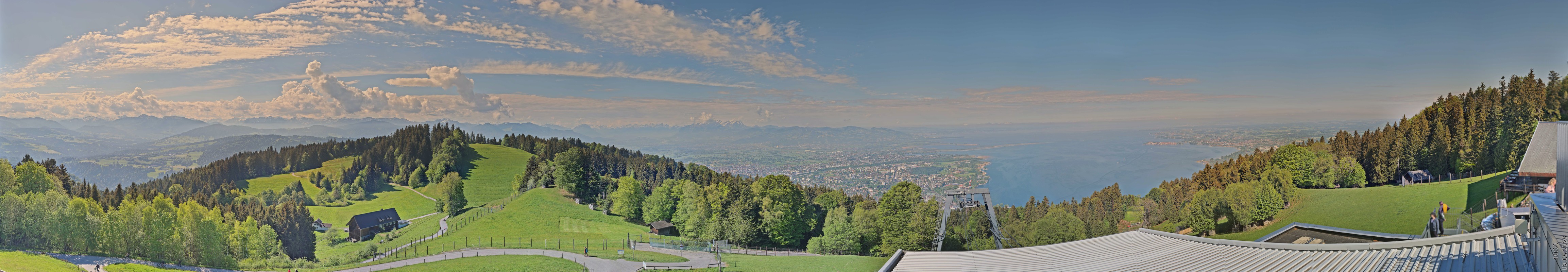 Archiv Foto Webcam Bregenz: Bergstation Pfänderbahn