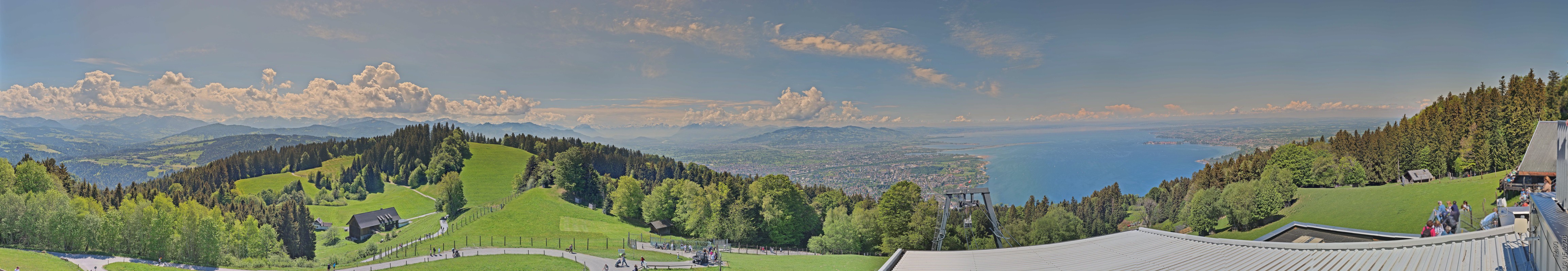 Archiv Foto Webcam Bregenz: Bergstation Pfänderbahn