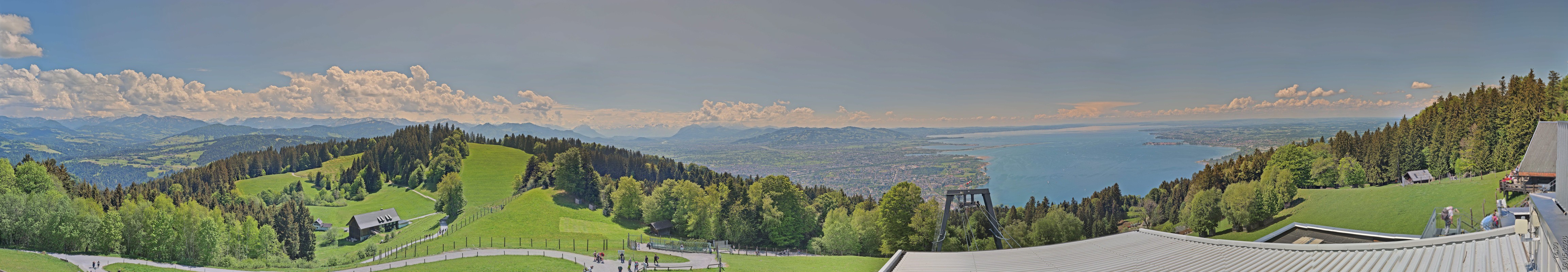 Archiv Foto Webcam Bregenz: Bergstation Pfänderbahn