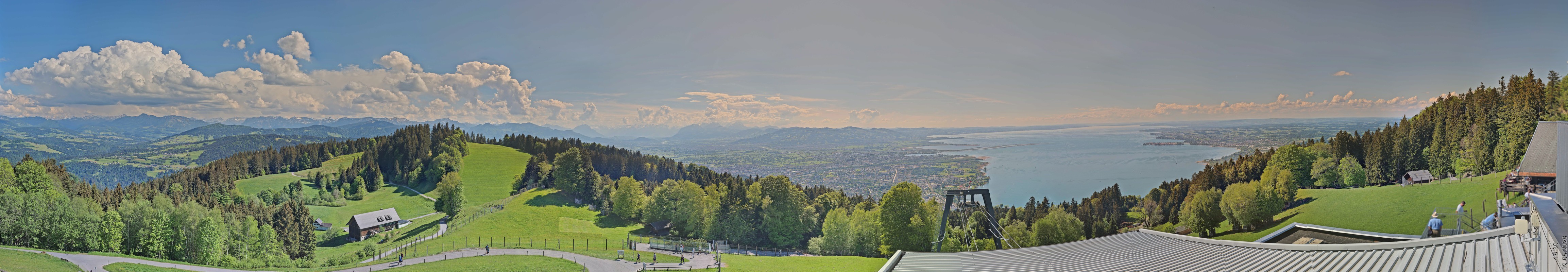 Archiv Foto Webcam Bregenz: Bergstation Pfänderbahn