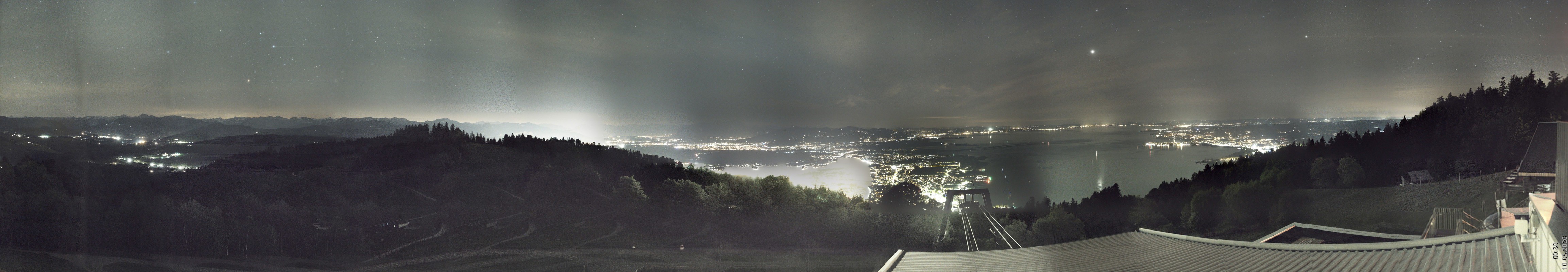 Archiv Foto Webcam Bregenz: Bergstation Pfänderbahn