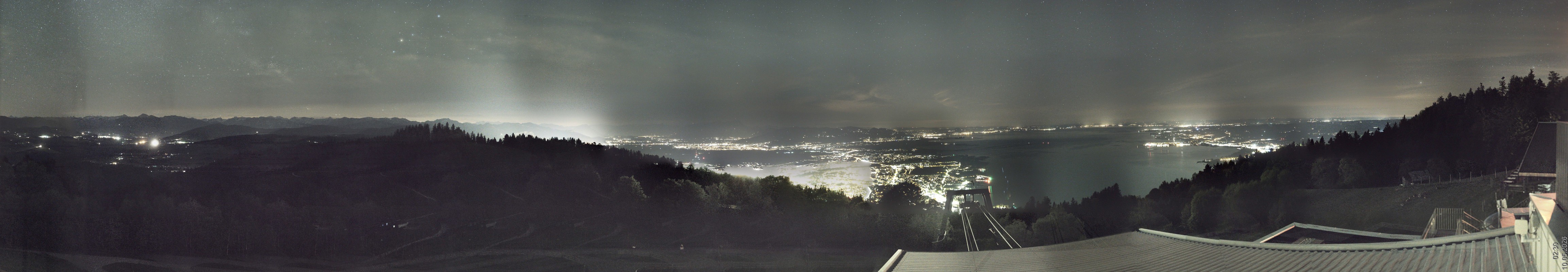 Archiv Foto Webcam Bregenz: Bergstation Pfänderbahn