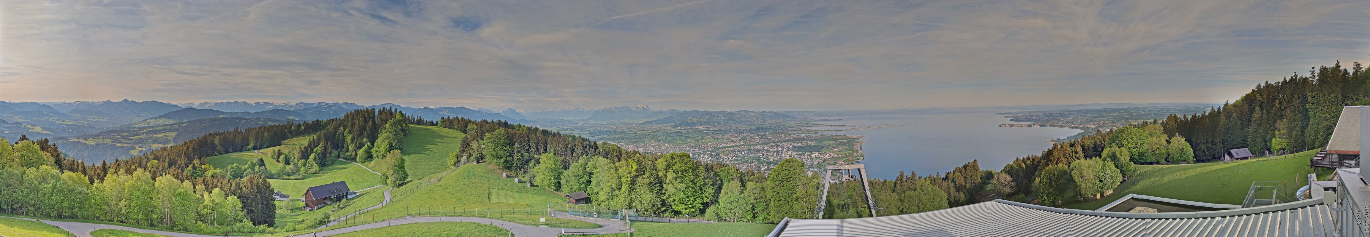 Archiv Foto Webcam Bregenz: Bergstation Pfänderbahn