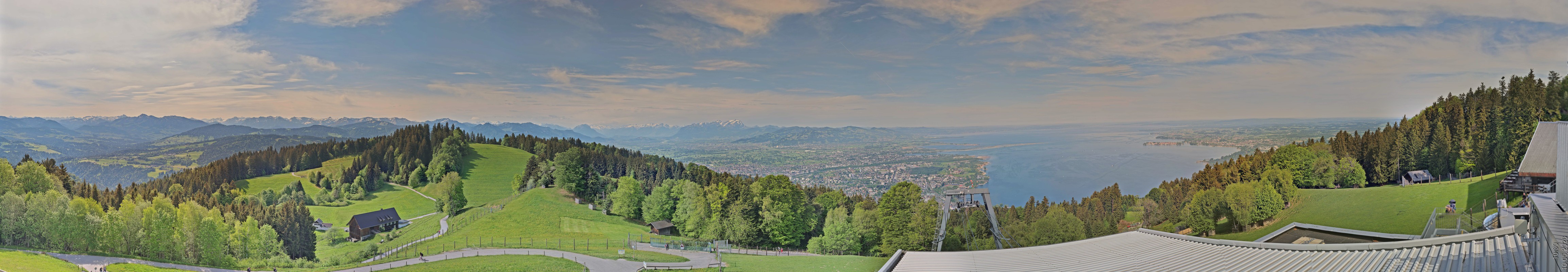 Archiv Foto Webcam Bregenz: Bergstation Pfänderbahn