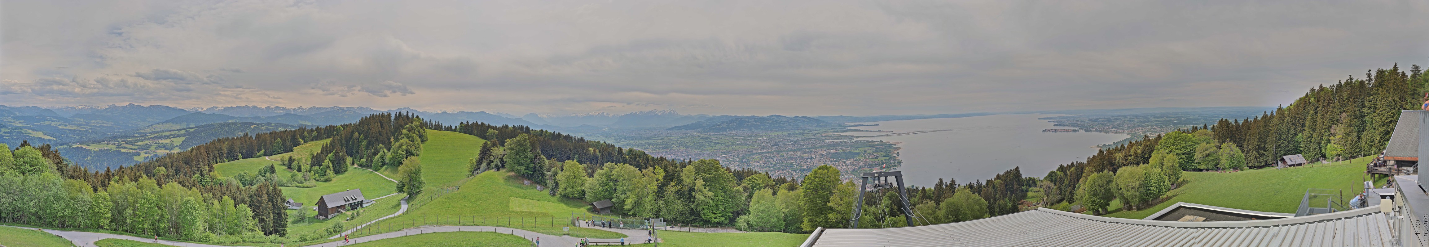 Archiv Foto Webcam Bregenz: Bergstation Pfänderbahn