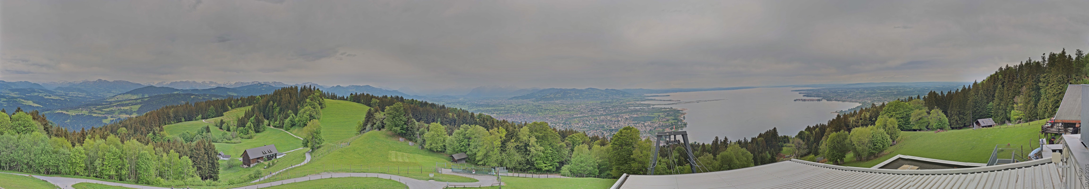 Archiv Foto Webcam Bregenz: Bergstation Pfänderbahn