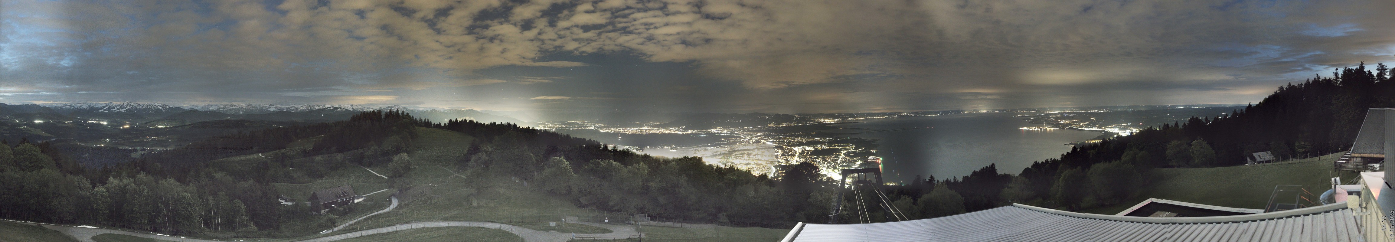 Archiv Foto Webcam Bregenz: Bergstation Pfänderbahn