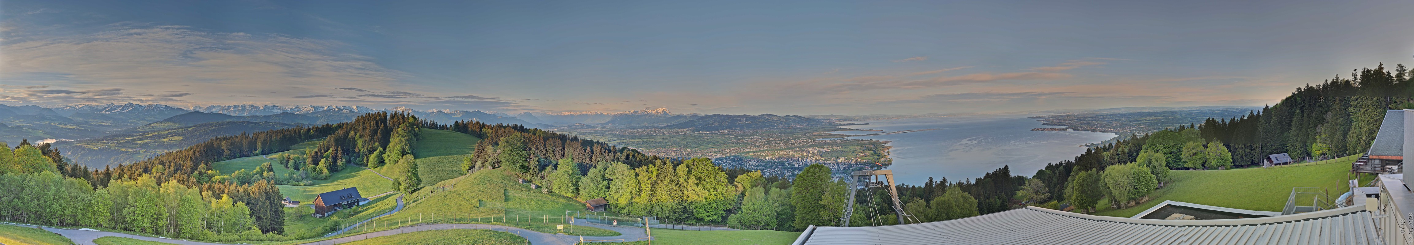 Archiv Foto Webcam Bregenz: Bergstation Pfänderbahn