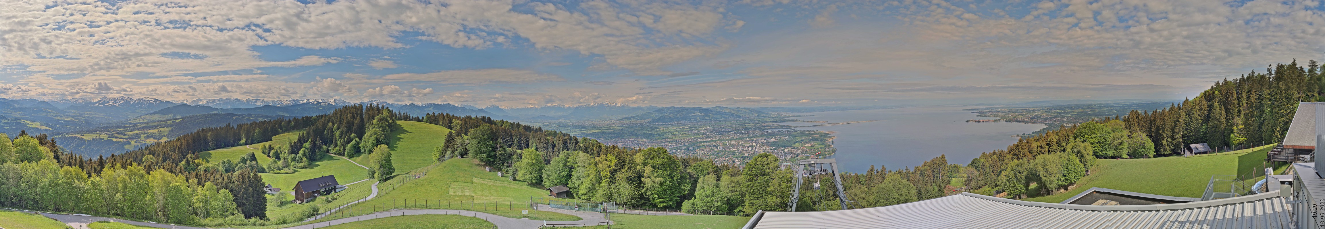 Archiv Foto Webcam Bregenz: Bergstation Pfänderbahn