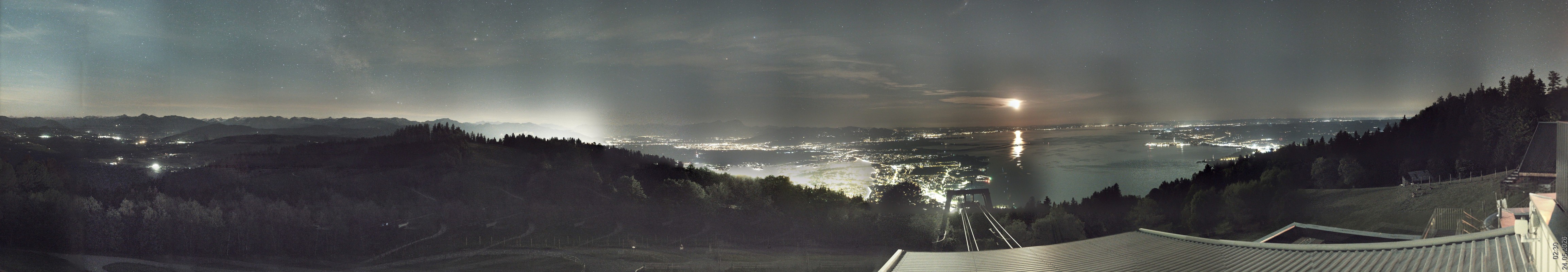 Archiv Foto Webcam Bregenz: Bergstation Pfänderbahn