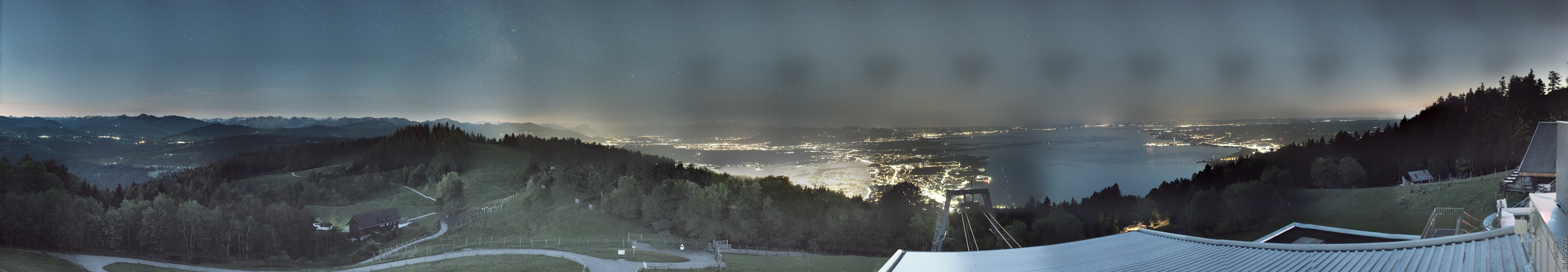 Archiv Foto Webcam Bregenz: Bergstation Pfänderbahn