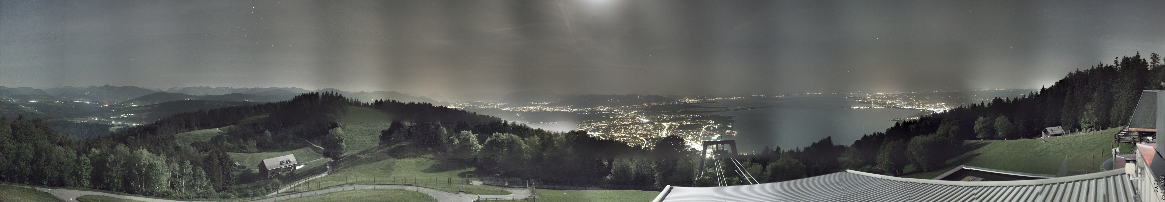 Archiv Foto Webcam Bregenz: Bergstation Pfänderbahn