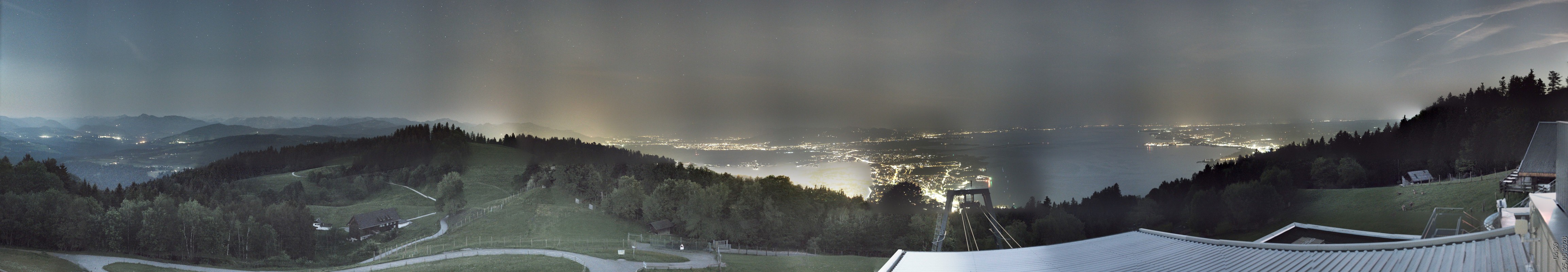 Archiv Foto Webcam Bregenz: Bergstation Pfänderbahn