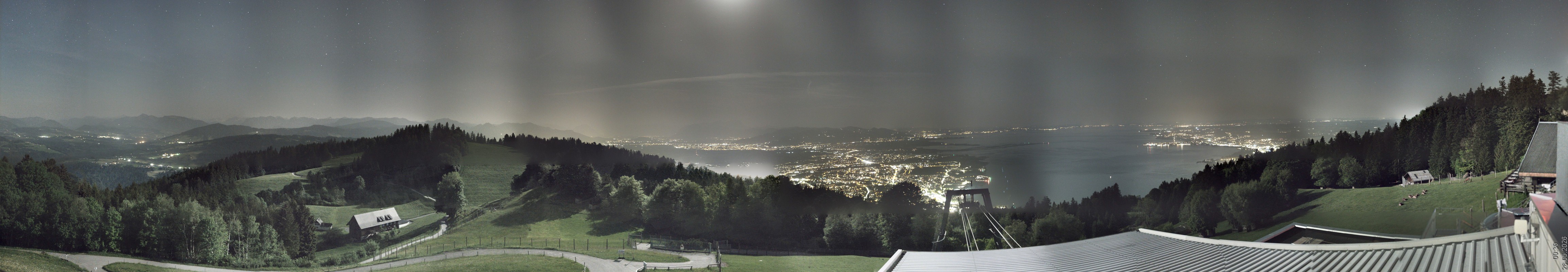 Archiv Foto Webcam Bregenz: Bergstation Pfänderbahn