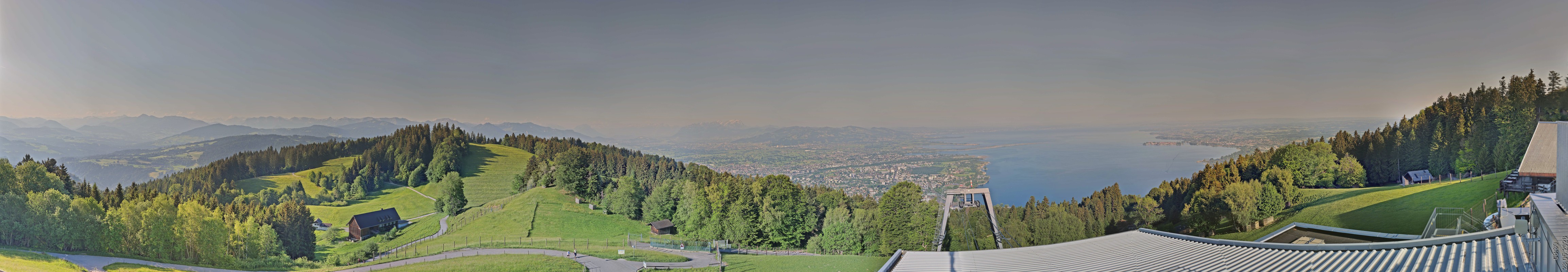 Archived image Webcam Top Station Pfänderbahn