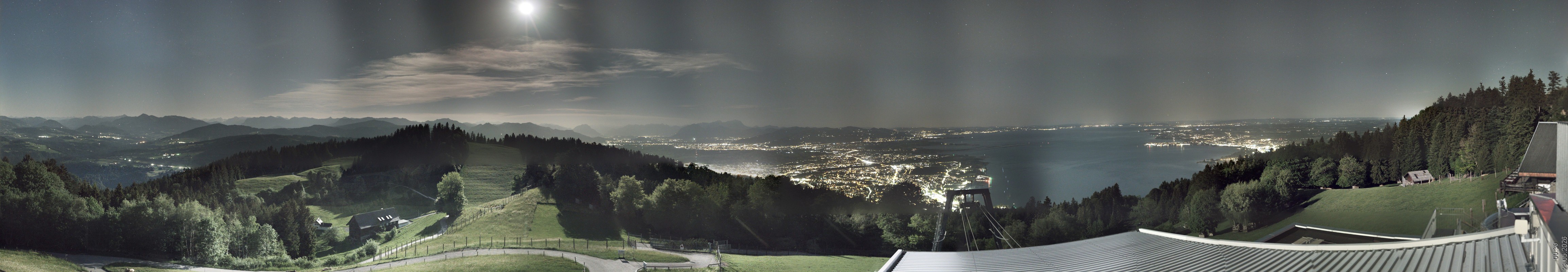 Archiv Foto Webcam Bregenz: Bergstation Pfänderbahn