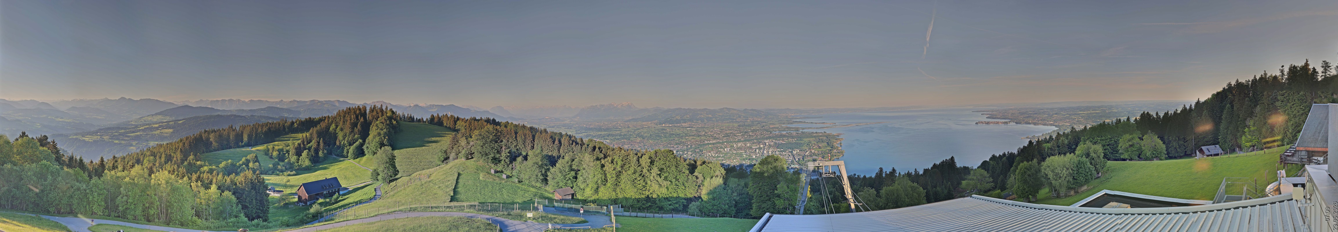Archiv Foto Webcam Bregenz: Bergstation Pfänderbahn